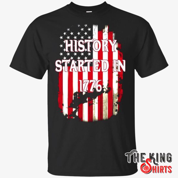 robert oberst history started in 1776 t shirt