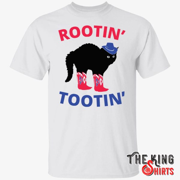 rootin tootin cowboy black cat shirt