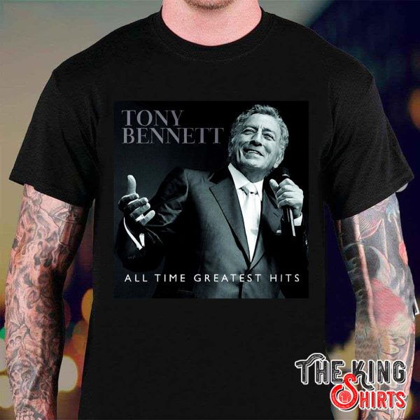 tony bennett, all time greatest hits t shirt