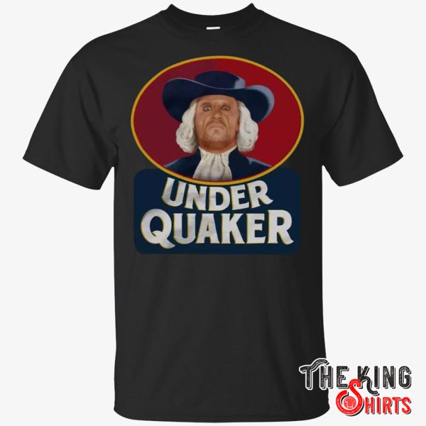 under quaker t shirt