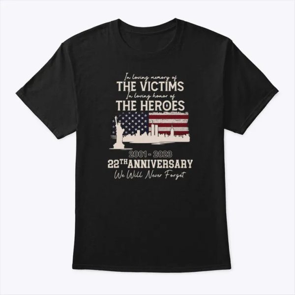 In Loving Memory Of The Victims 22th Anniversary Shirt