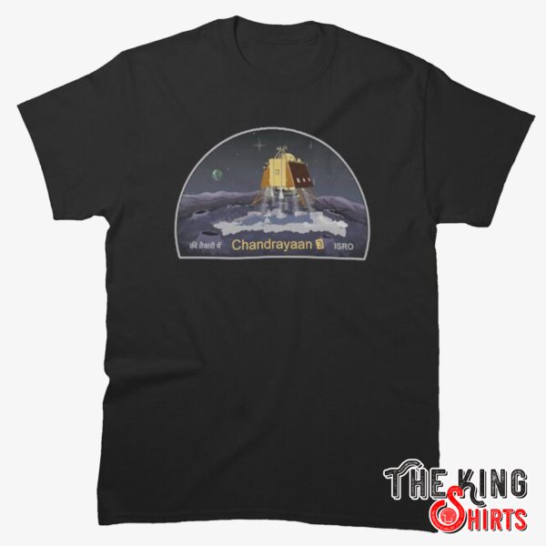 chandrayaan moon lander classic t shirt