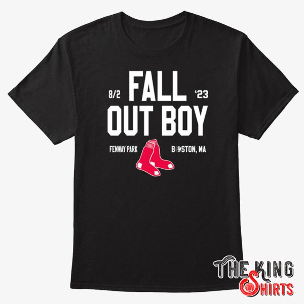fall out boy fenway park boston t shirt