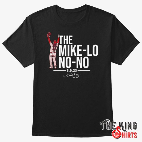 michael lorenzen the mike-lo no-no t shirt