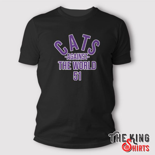 northwestern cats against the world t shirt 1