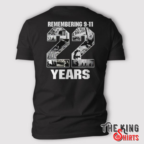 remembering 9 11 22 year t shirt 1