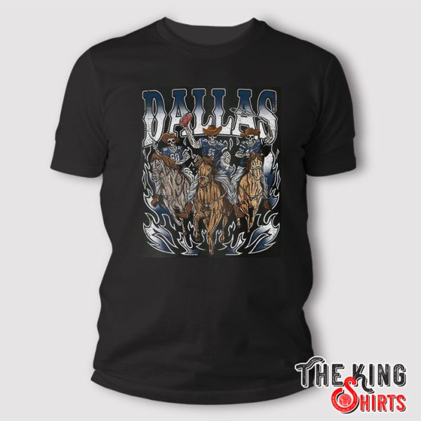 Dallas Cowboys Skeleton Halloween T-Shirt