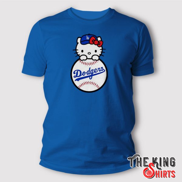 Hello Kitty Dodgers Front Shirt