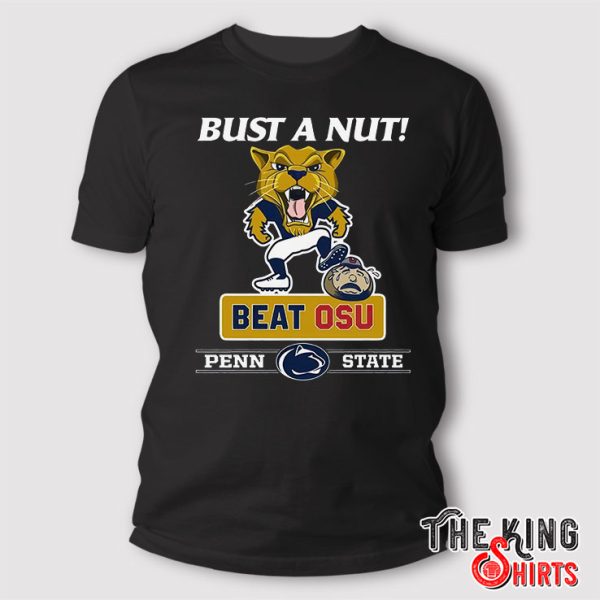 bust nut beat OSU shirt