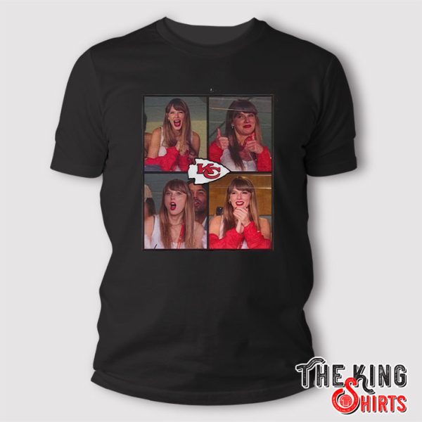 Taylor Swift Supports Travis Kelce at Chiefs Football Game Shirt