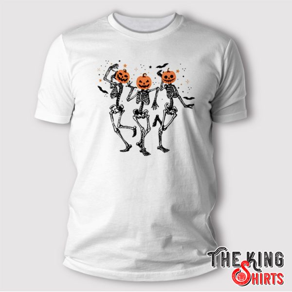 dancing skeleton halloween shirt