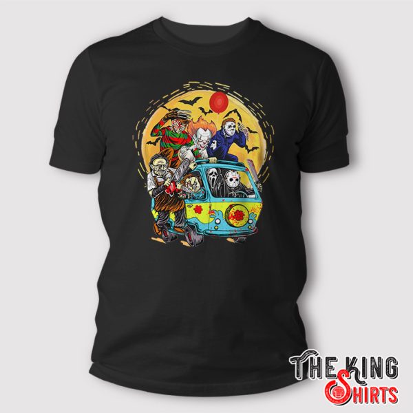 horror movie characters t shirt