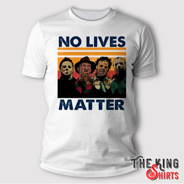no lives matter halloween t shirt