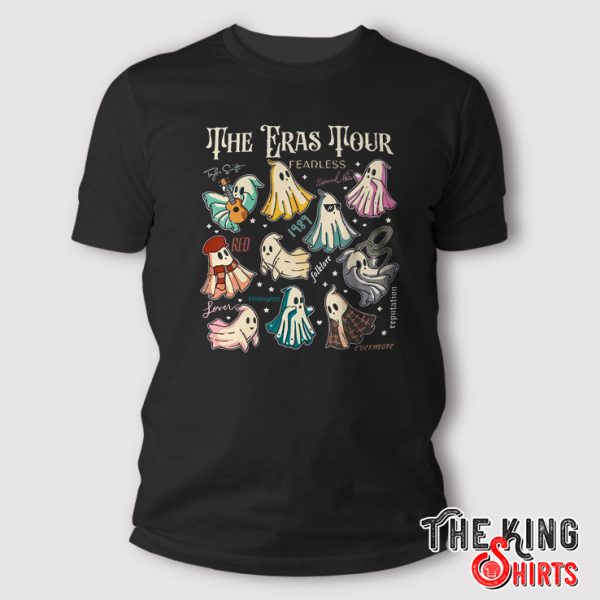 the eras tour ghost halloween t-shirt