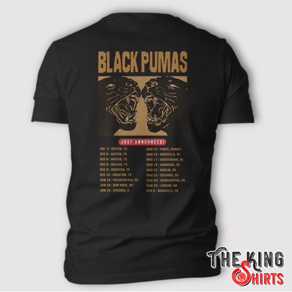 black pumas concert 2023 2024 shirt