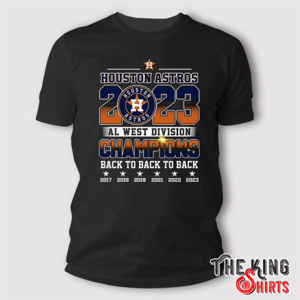 Houston Astros Al West Division Champions 2023 Shirt - Teeducks