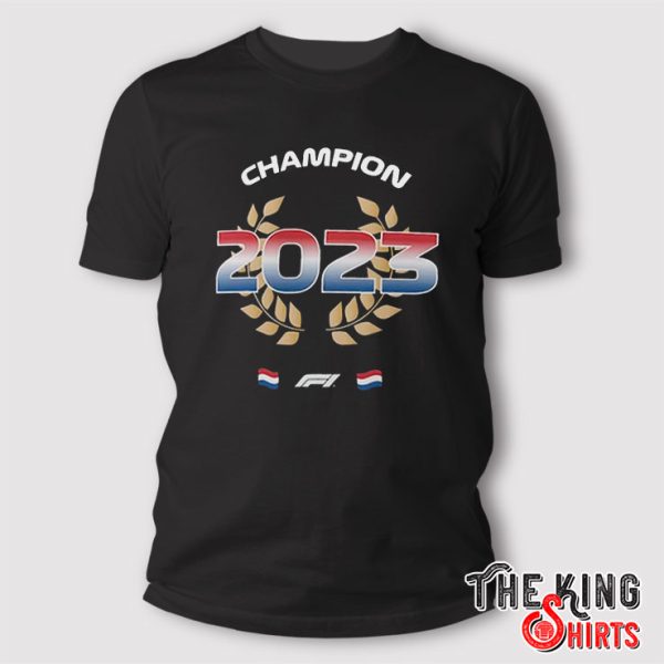 Max Verstappen 2023 F1 World Drivers’ Champion shirt