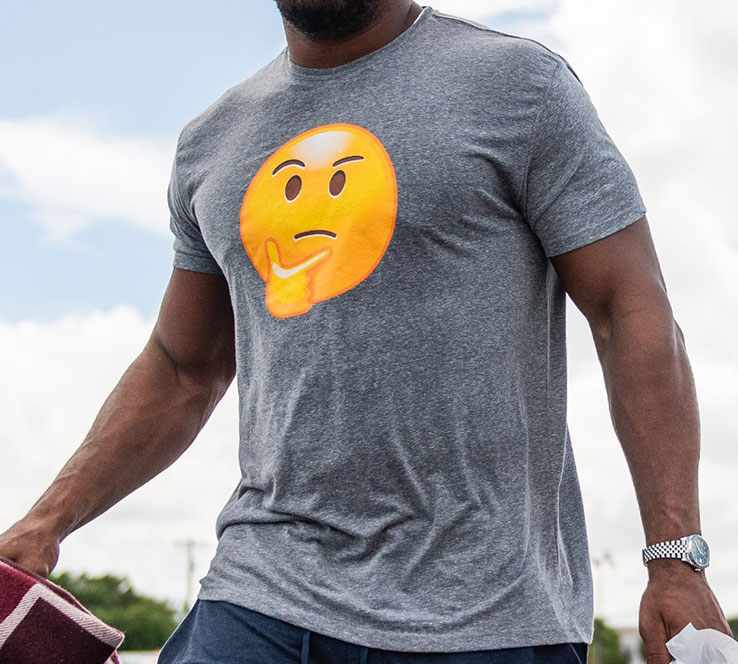 Dolphins Thinking Emoji Buffalo Bills Shirt