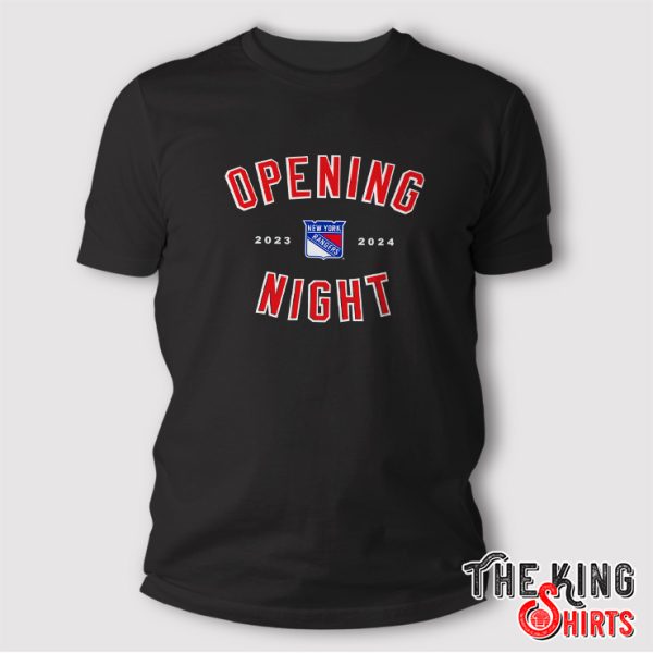 Opening Night New York Rangers 2023 2024 Shirt