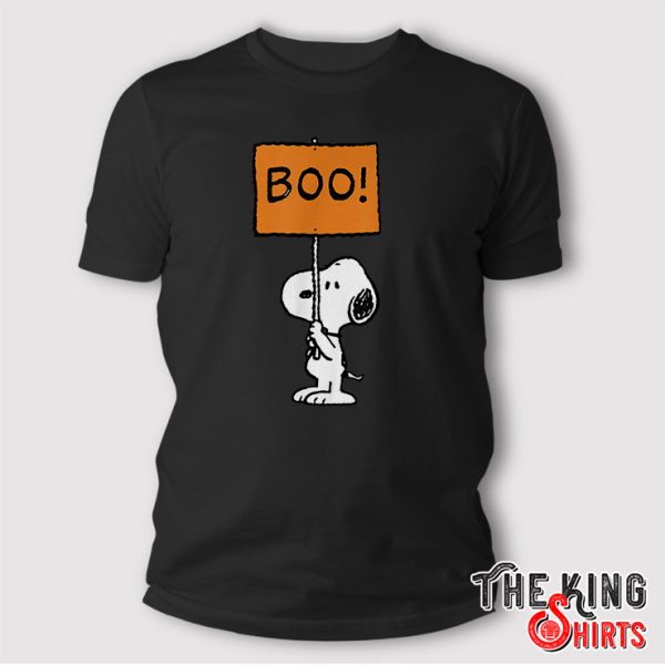 Peanuts Halloween Snoopy Boo shirt