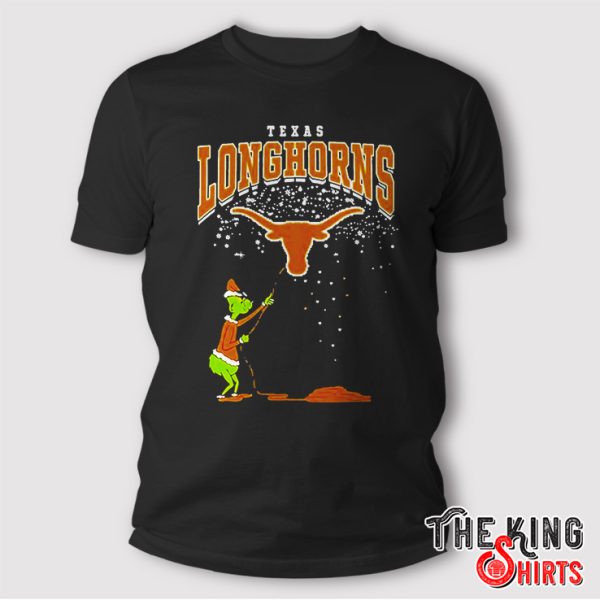 The Grinch Texas Longhorns Christmas Football shirt