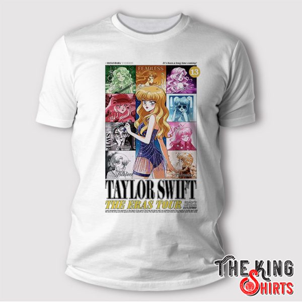 The Taylor Swift Eras Tour Cartoon Shirt