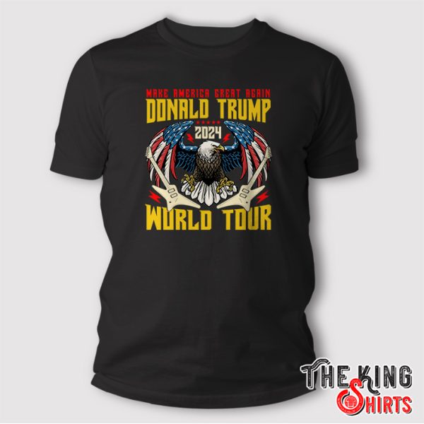 donald trump make america great again world tour shirt
