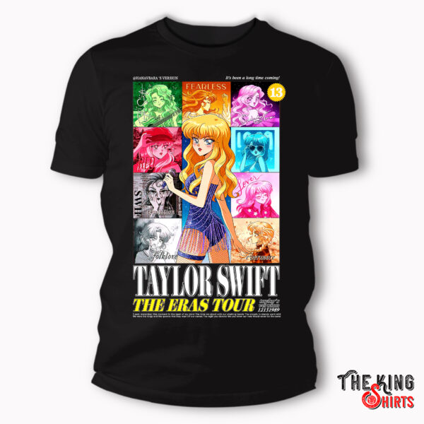 The Taylor Swift Eras Tour Cartoon T Shirt