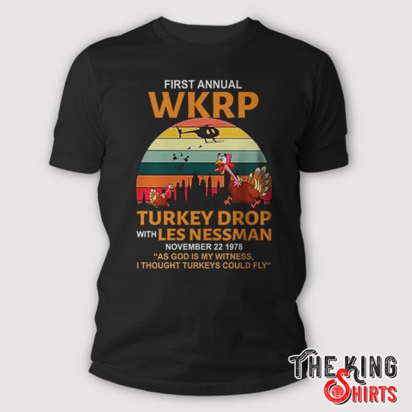 WKRP Turkey Drop Shirt