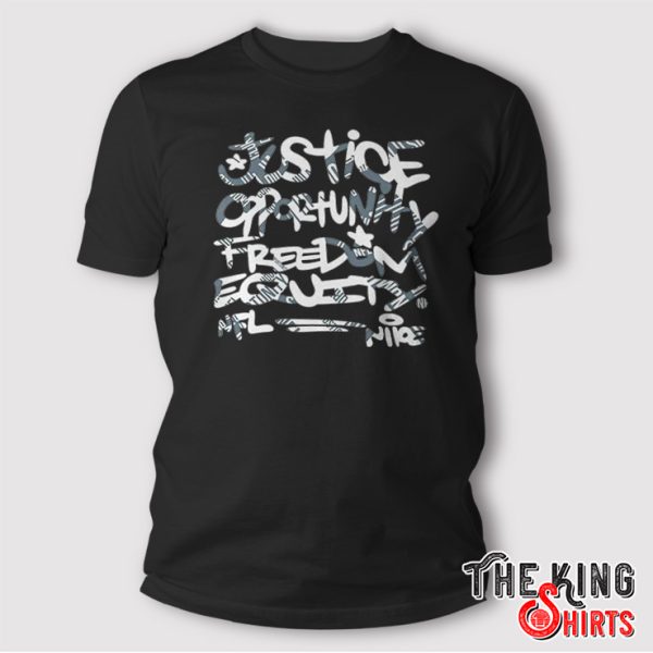 Mike Tomlin NFL Justice Opportunity Equity Freedom Shirt