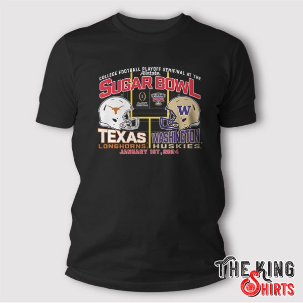 Sugar Bowl Texas Longhorns Vs Washington Huskies Shirt