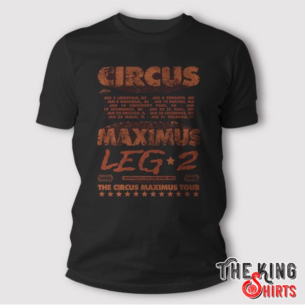 Travis Scott Utopia Circus Maximus Tour Leg 2 Shirt 2024