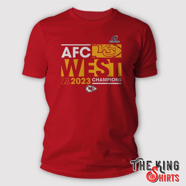 Kansas City Chiefs 2023 AFC West Division Champions Shirt
