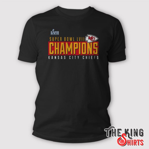 Kansas City Chiefs Super Bowl LVII Champions Scoreboard Showcase Shirt