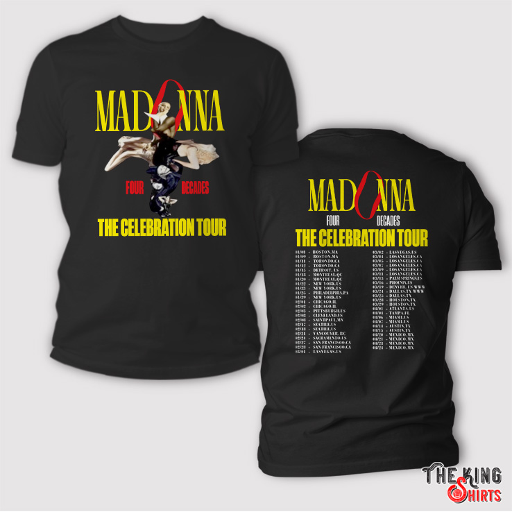Madonna Tour 2024 T Shirt The Celebration Tour TheKingShirtS