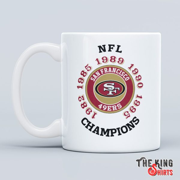 San Francisco 49ers Ceramic Coffee Mug NFL Champions Super Bowl