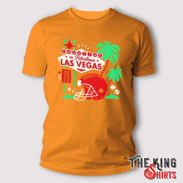 Kansas City Chiefs Showtime In Fabulous Las Vegas All In One Red T Shirt