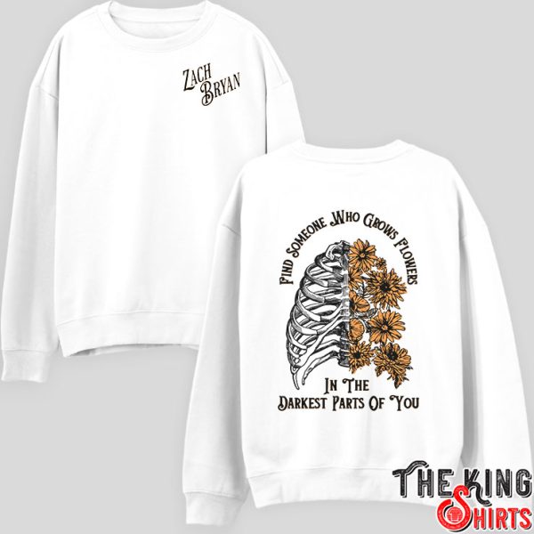 Zach Bryan Front and Back Printed Sweatshirt
