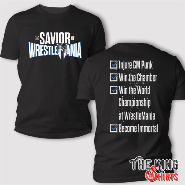 Drew McIntyre The Savior of WrestleMania T Shirt
