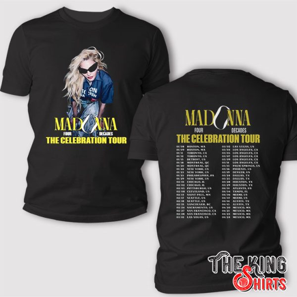 Madonna The Celebration Tour 2024 T Shirt