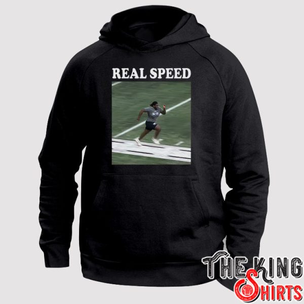 Michael Huff Wearing T’vondre Sweat Real Speed Hoodie