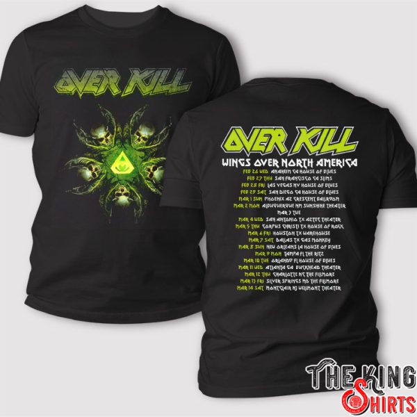 Wings Of War Overkill N. American Tour 2020 T-Shirt