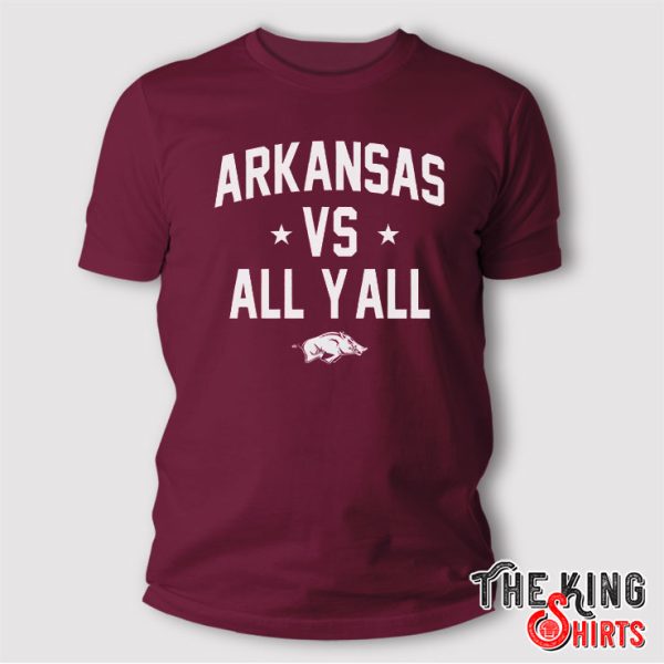 Arkansas Razorbacks Vs All Yall T Shirt