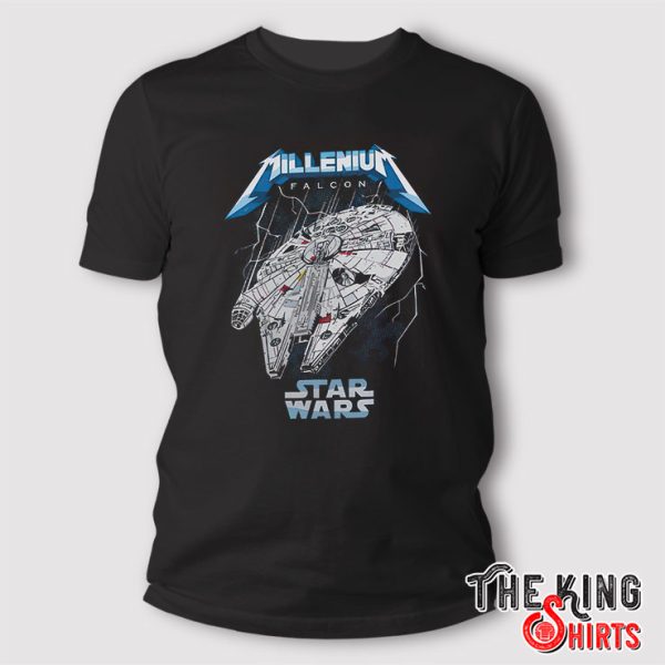 Disney Star Wars, Metallica Millennium Falcon T Shirt