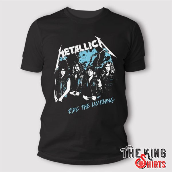 Metallica Vintage Style Ride The Lightning T Shirt