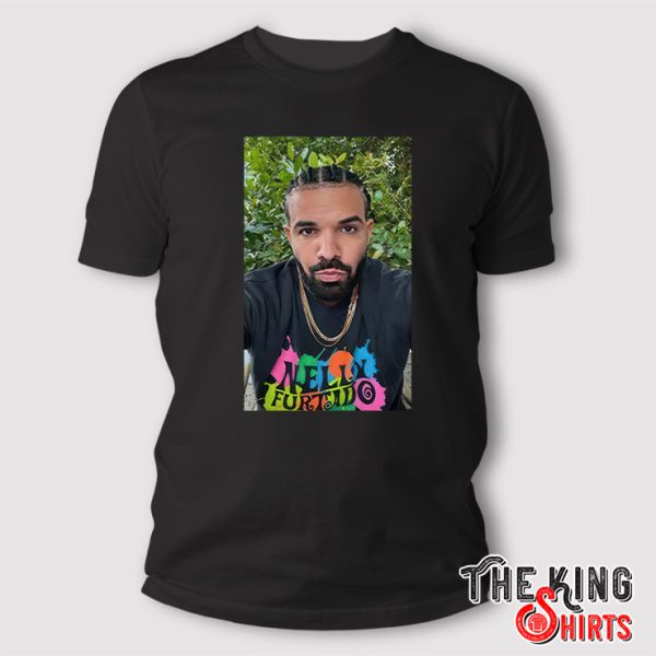 Nelly Furtado Wearing Drake’s Selfie T Shirt