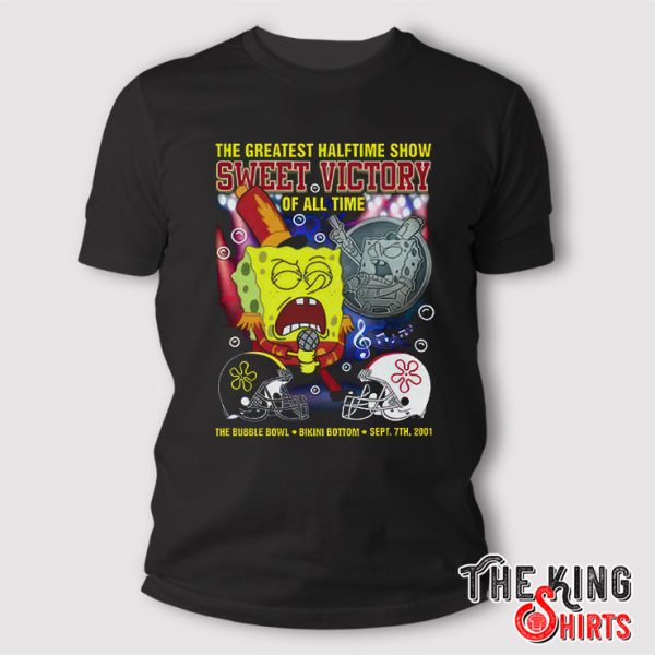 SpongeBob SquarePants The Greatest Halftime Show Sweet Victory Of All Time T Shirt