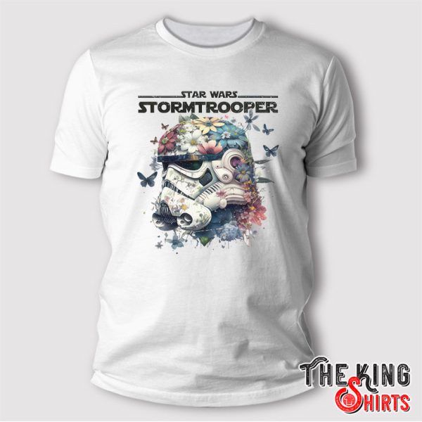 Star Wars Tropical Stormtrooper Floral Print T Shirt