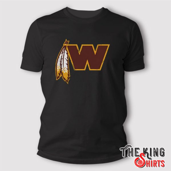 Feather Washington Commanders T Shirt