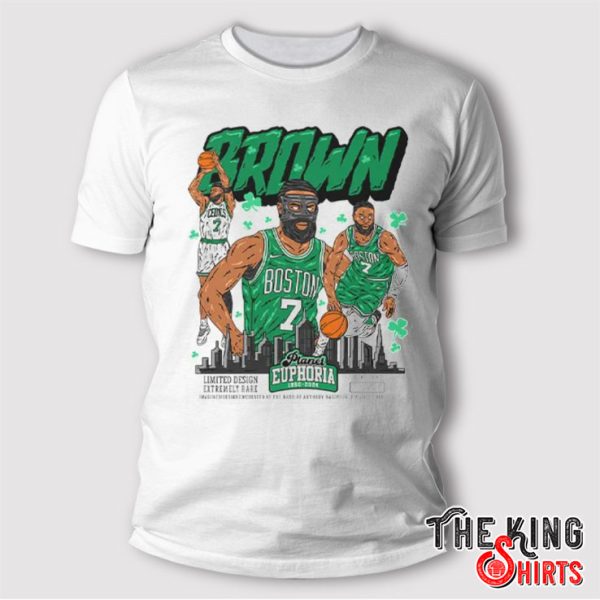 Jaylen Brown Boston Celtics Planet Euphoria T Shirt